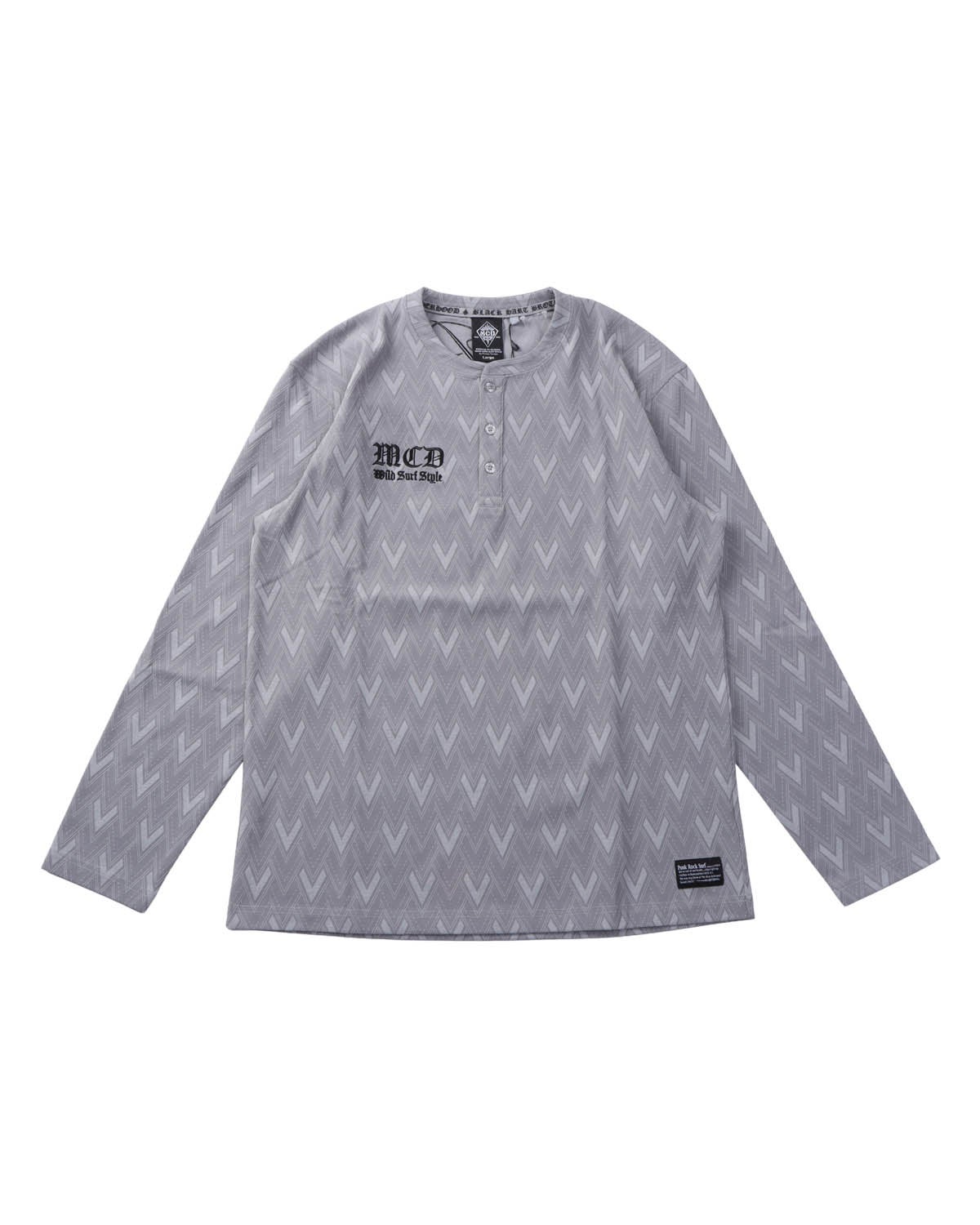 MCD] ジャカード ヘンリーネック ロンT | PEET ONLINE STORE