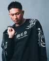 ブラック：183cm(Lサイズ着用)