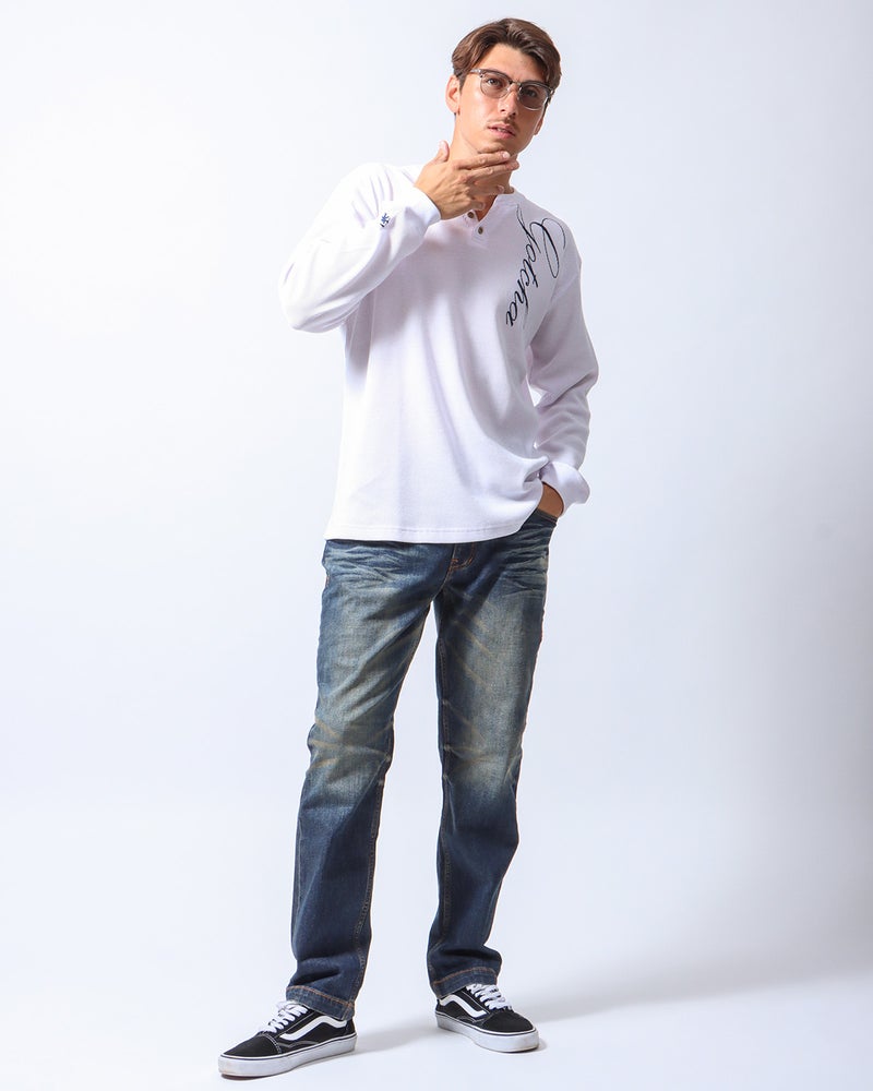 ホワイト：180cm/70kg(Lサイズ着用)