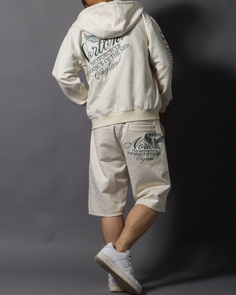 オフホワイト：178cm/75kg(Lサイズ着用)