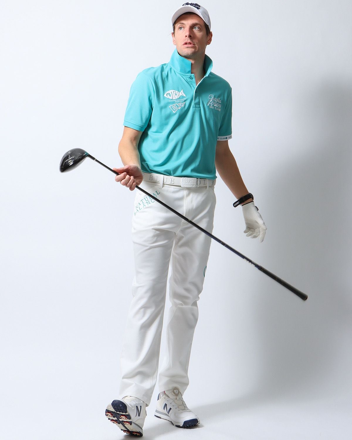 ホワイト：183cm/70kg(Lサイズ着用)