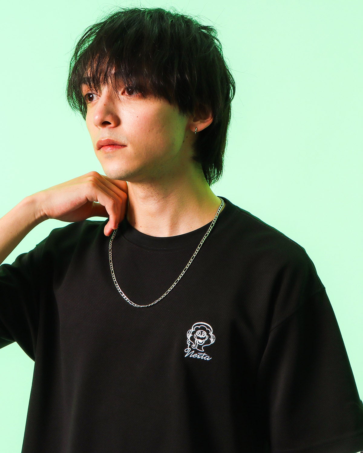 ブラック：175cm(Lサイズ着用)