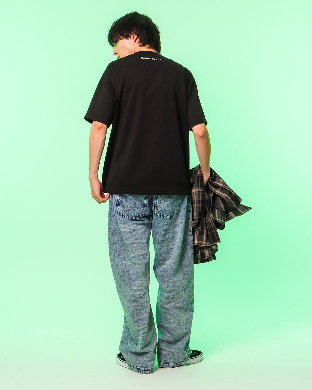 ブラック：175cm(Lサイズ着用)