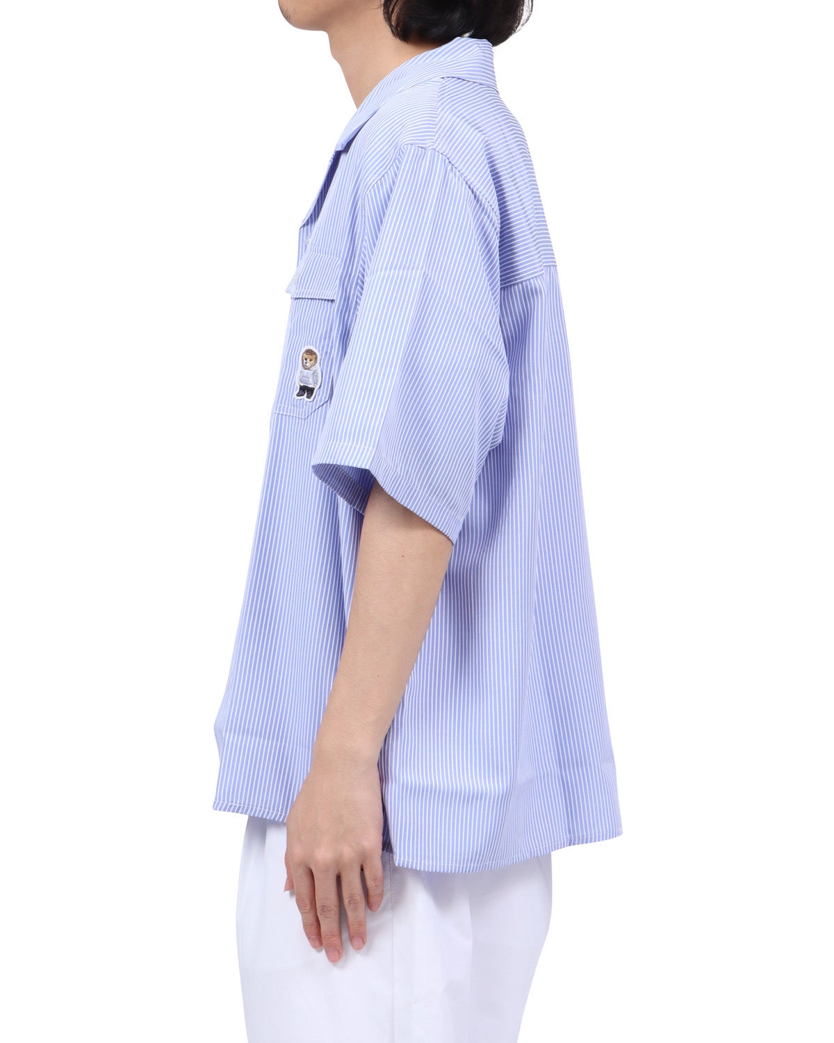 ブルー：173cm63kg(Lサイズ着用)