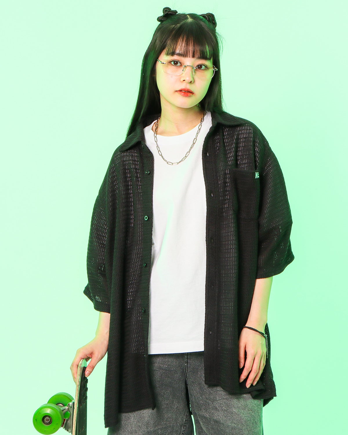 ブラック：160cm(Mサイズ着用)
