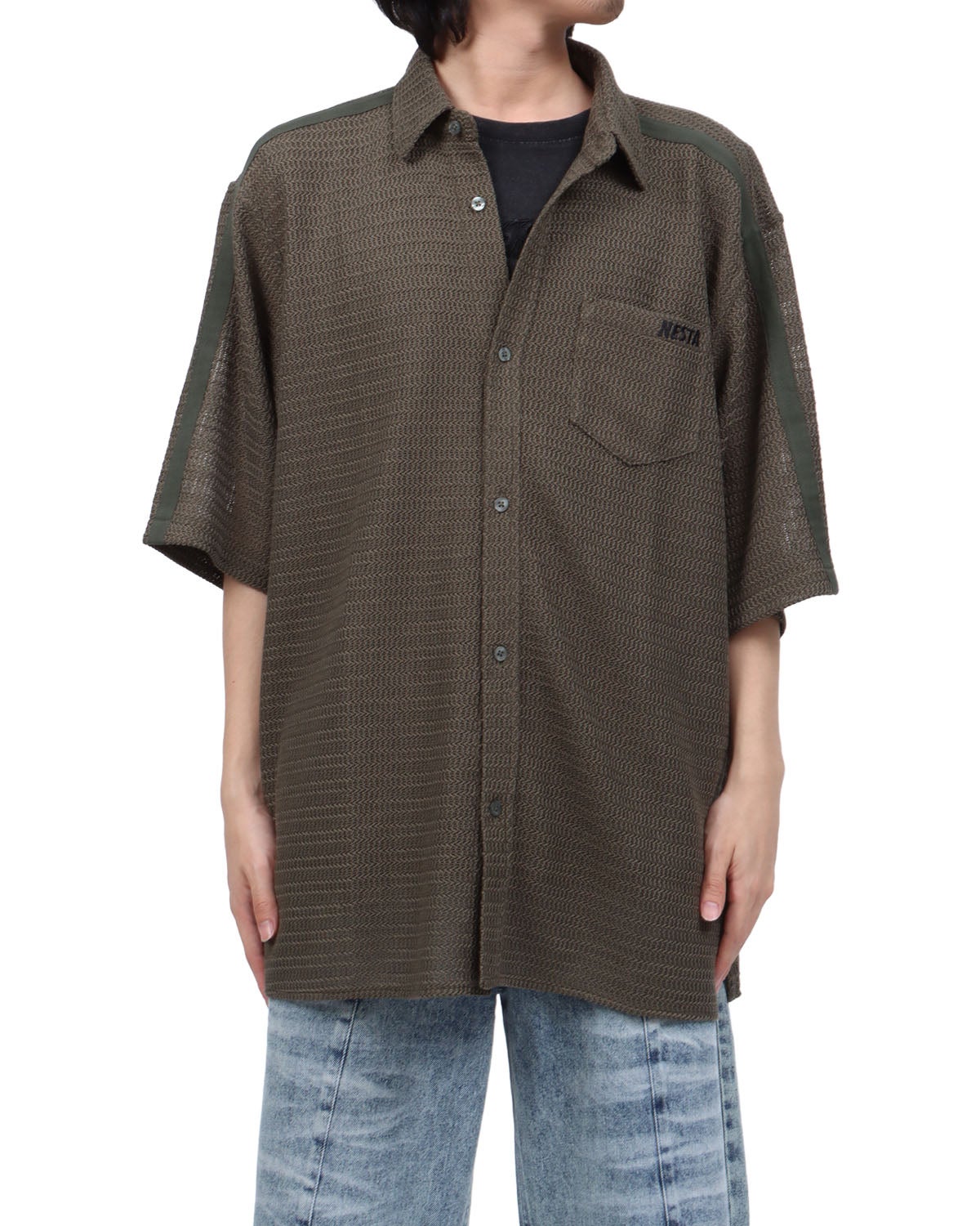 カーキ：173cm63kg(Lサイズ着用)
