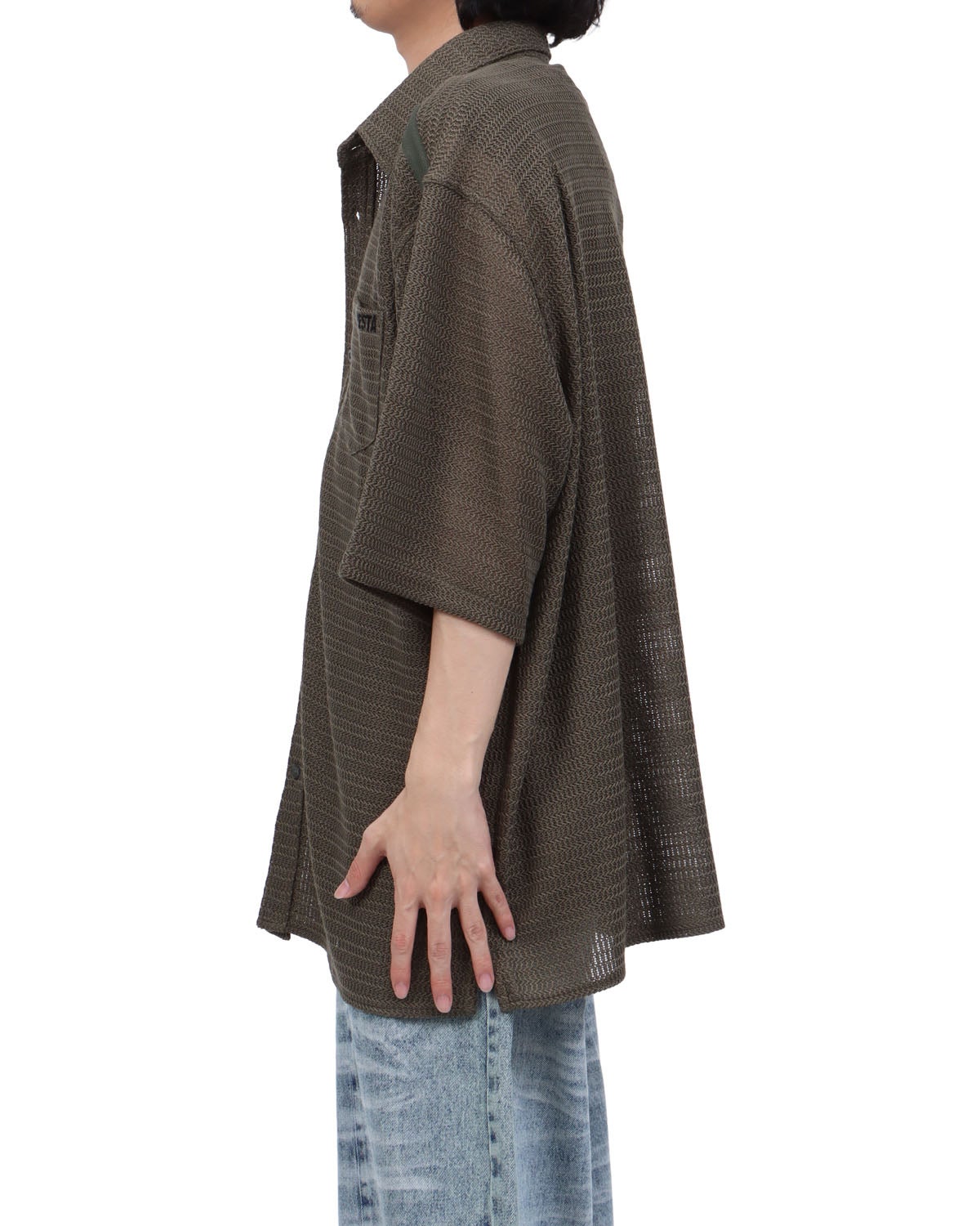 カーキ：173cm63kg(Lサイズ着用)