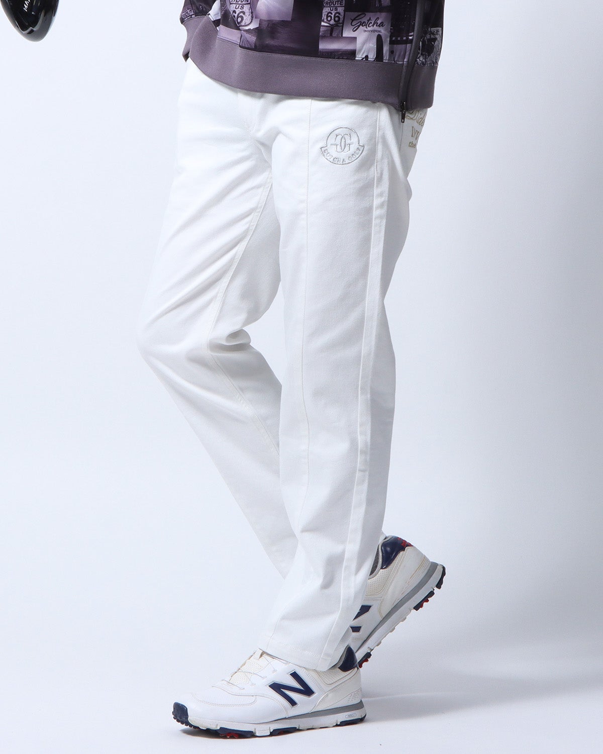 ホワイト：180cm/70kg(Lサイズ着用)