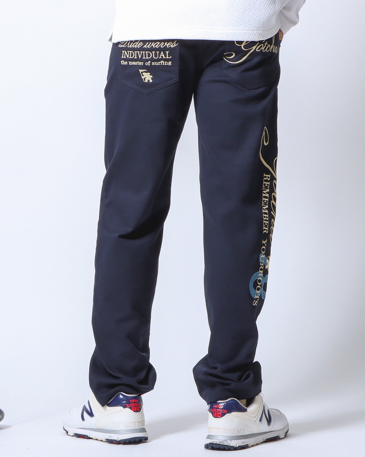 ネイビー：180cm/70kg(Lサイズ着用)