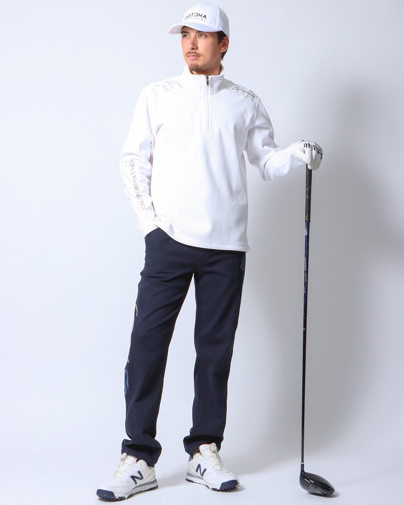 ネイビー：180cm/70kg(Lサイズ着用)