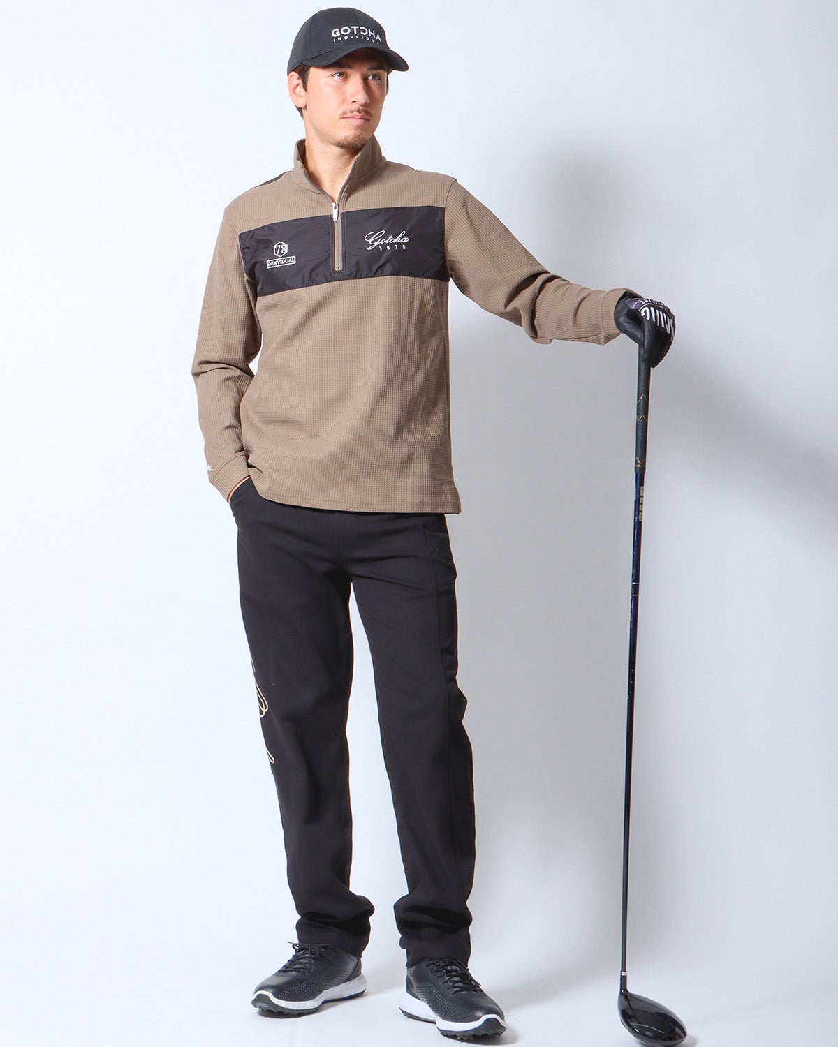 カーキ：180cm/70kg(Lサイズ着用)