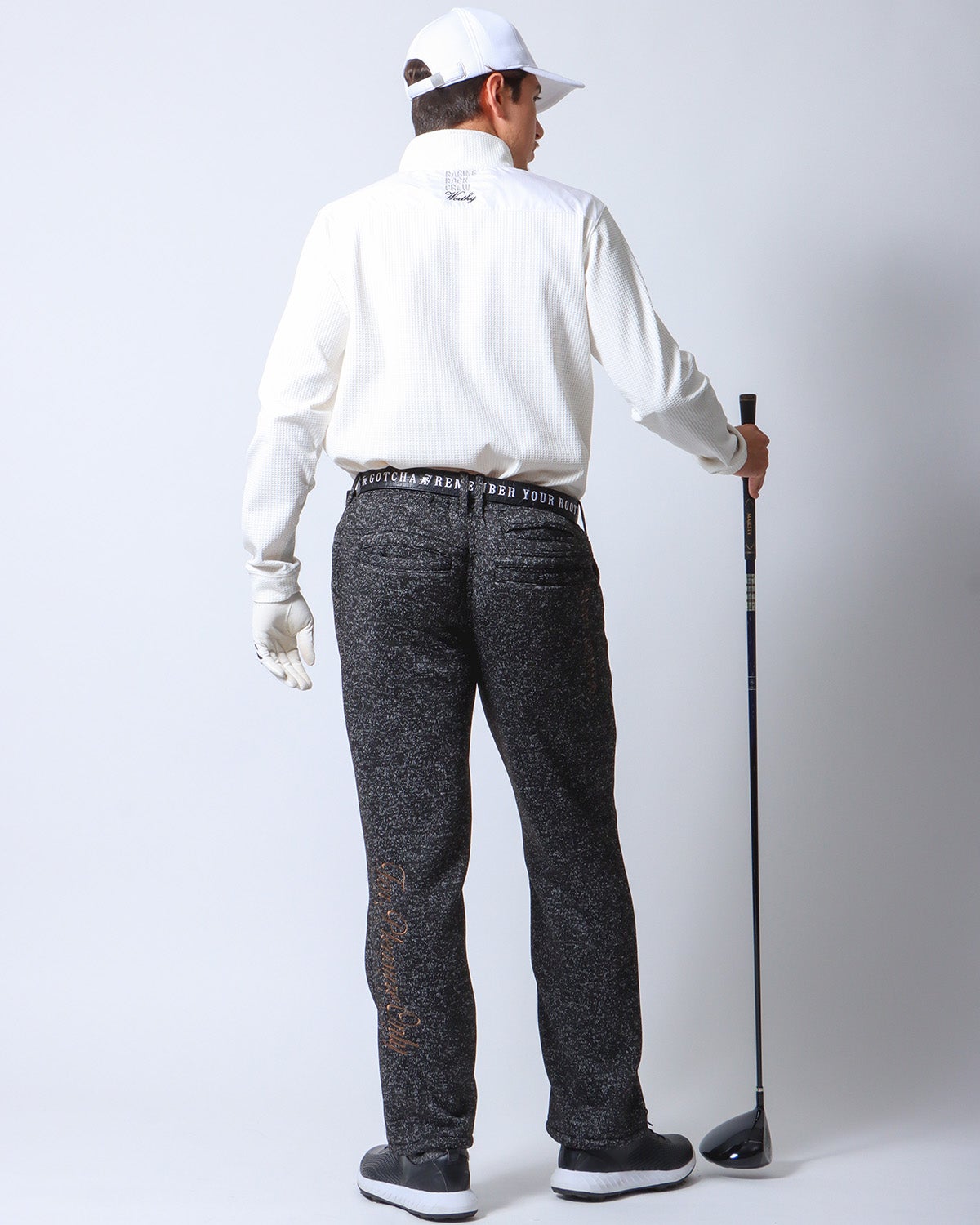ホワイト：180cm/70kg(Lサイズ着用)
