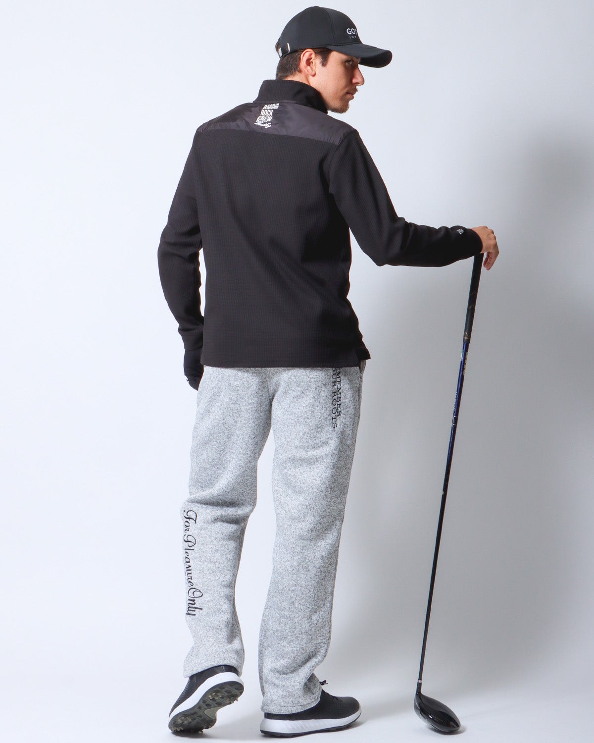 ブラック：180cm/70kg(Lサイズ着用)