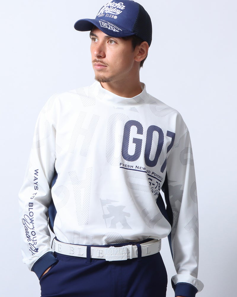 ホワイト：180cm/70kg(Lサイズ着用)