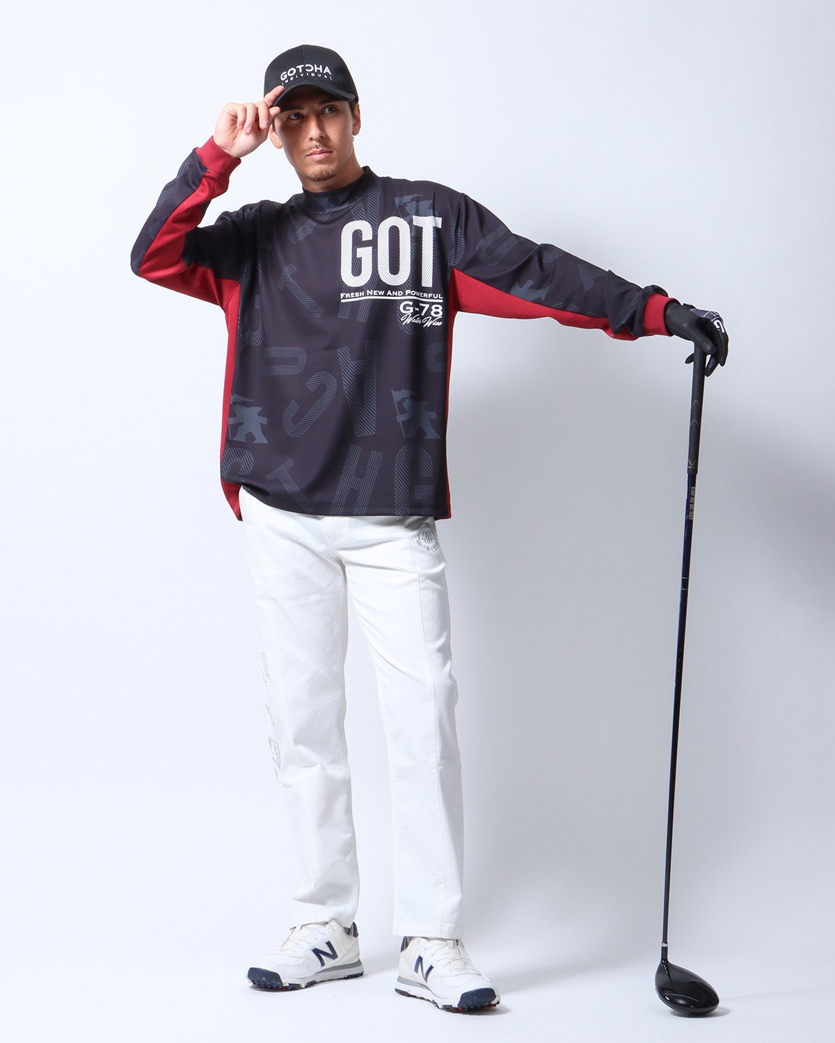ブラック：180cm/70kg(Lサイズ着用)
