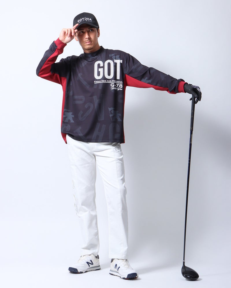 ブラック：180cm/70kg(Lサイズ着用)