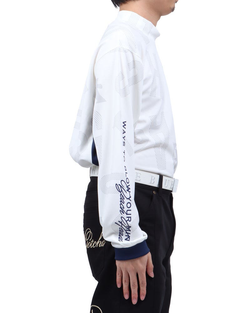 ホワイト：173cm63kg(Lサイズ着用)