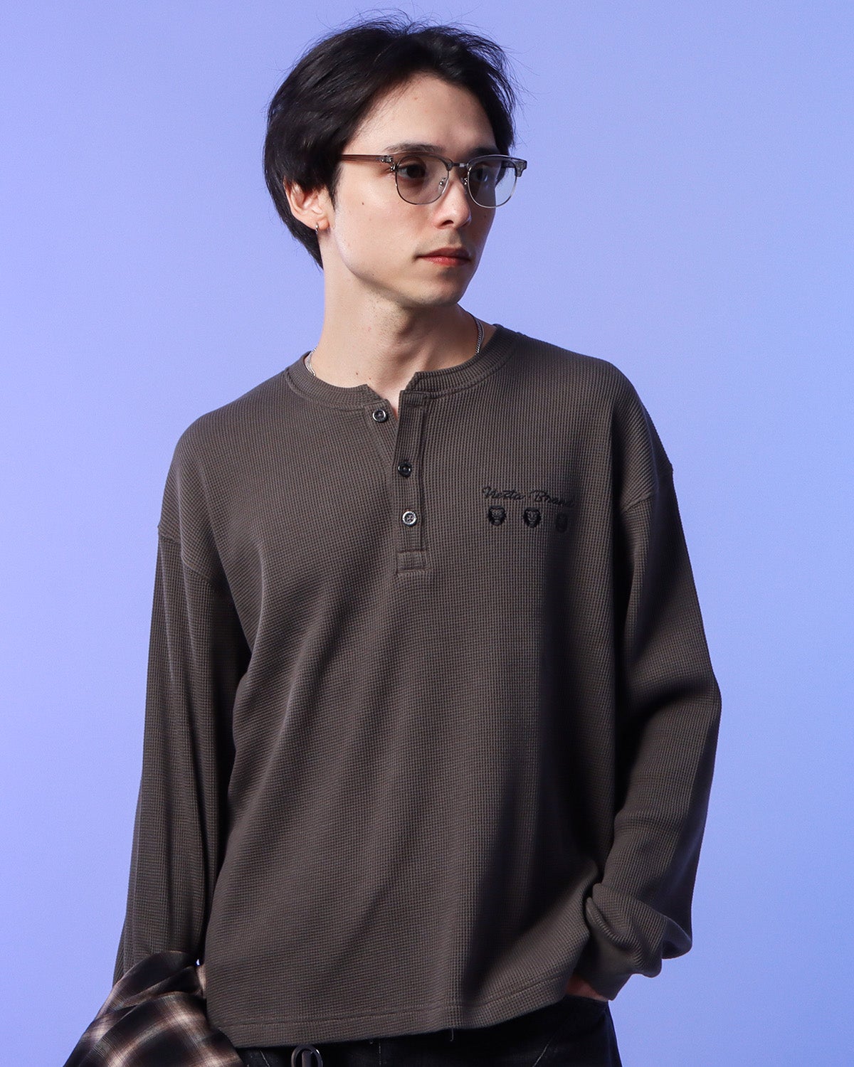 チャコール：175cm(Mサイズ着用)