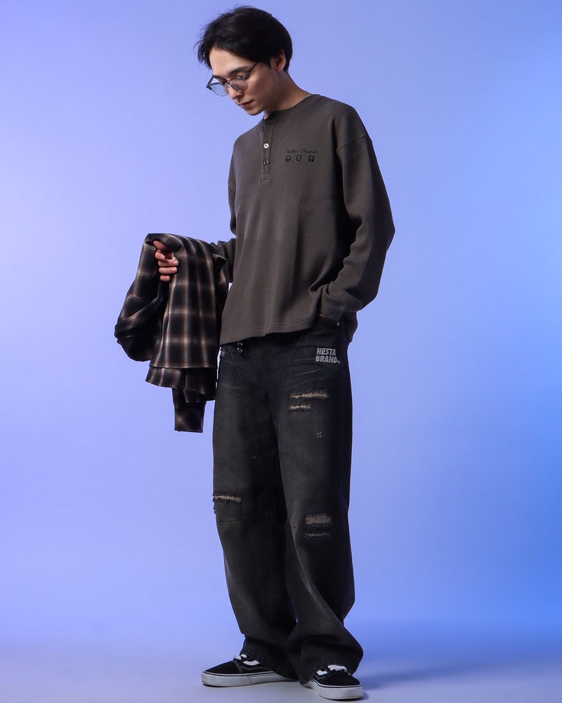 チャコール：175cm(Mサイズ着用)