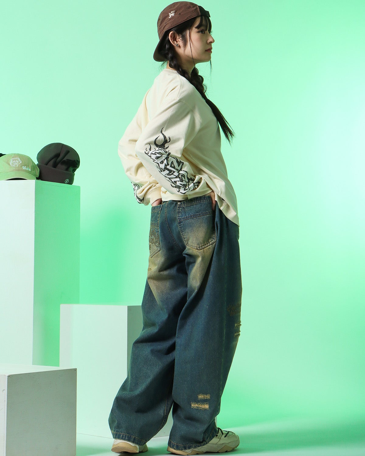 キナリ：160cm(Mサイズ着用)