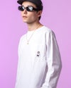 ホワイト：175cm(Mサイズ着用)