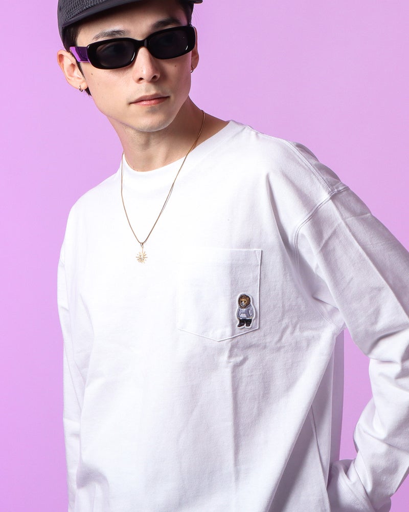 ホワイト：175cm(Mサイズ着用)