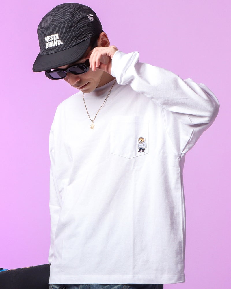 ホワイト：175cm(Mサイズ着用)