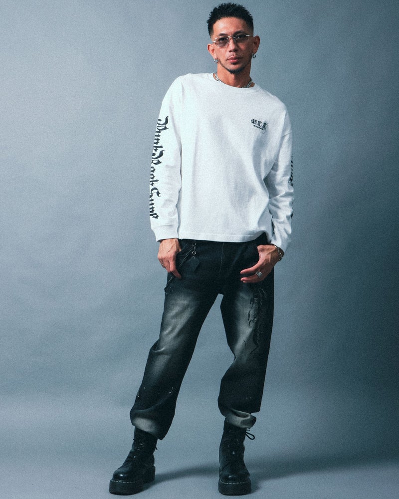 ブラック：183cm(Lサイズ着用)