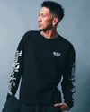 ブラック：183cm(Lサイズ着用)