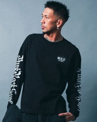 ブラック：183cm(Lサイズ着用)
