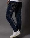 インディゴ：178cm/75kg(Lサイズ着用)