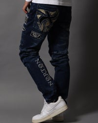 インディゴ：178cm/75kg(Lサイズ着用)