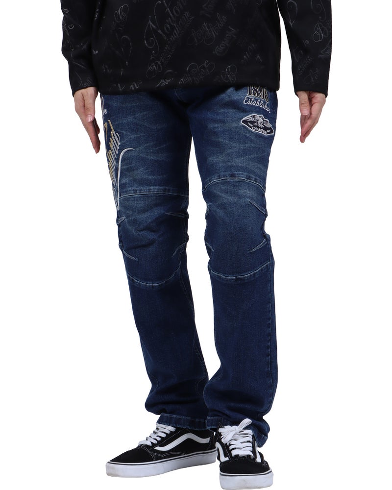 インディゴ：173cm63kg(Lサイズ着用)