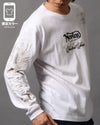 ホワイト：178cm/75kg(Lサイズ着用)