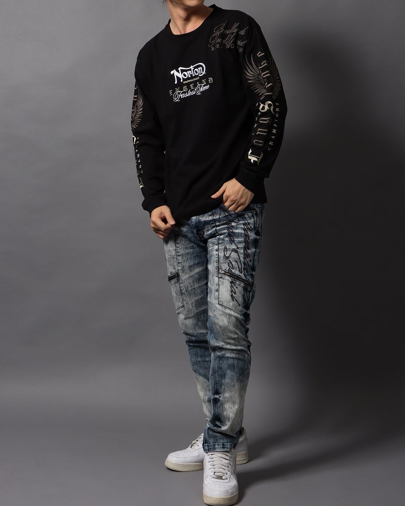 ブラック：178cm/75kg(Lサイズ着用)