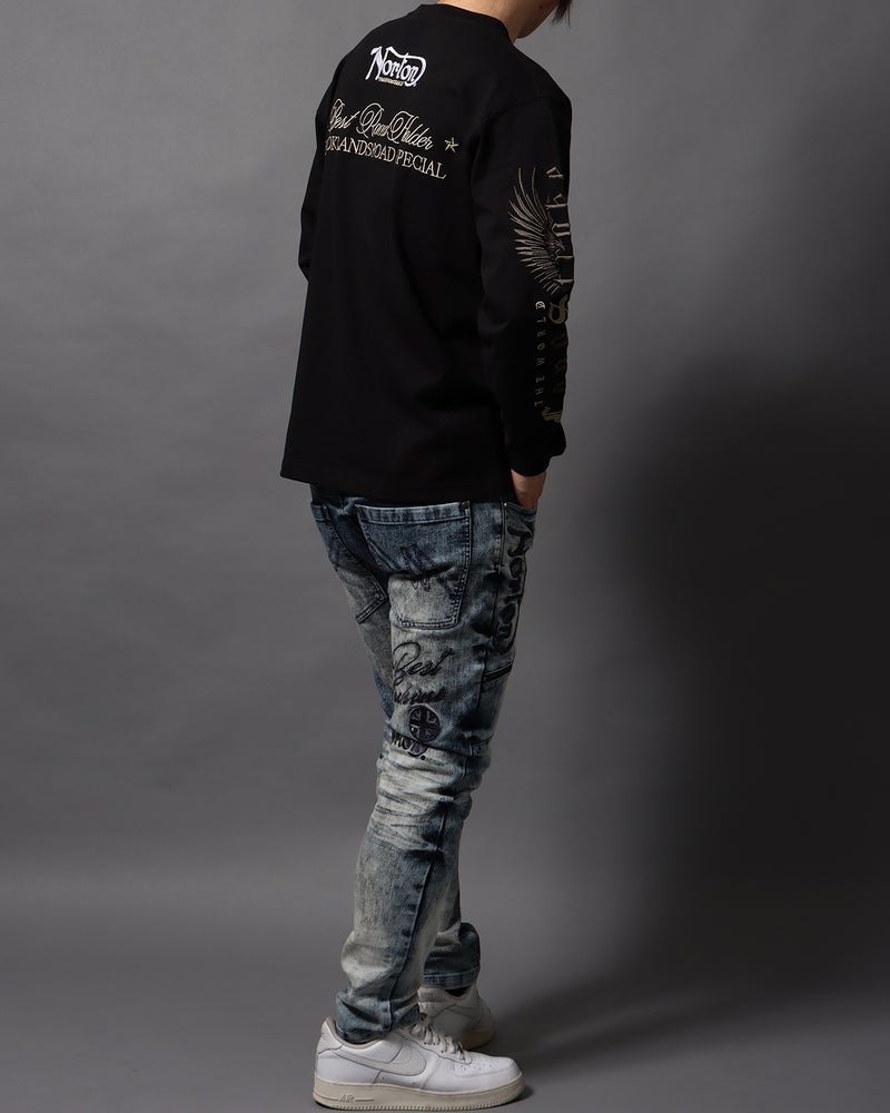 ブラック：178cm/75kg(Lサイズ着用)