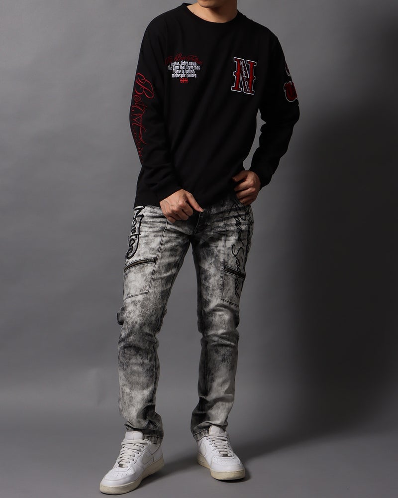 ブラック：178cm/75kg(Lサイズ着用)