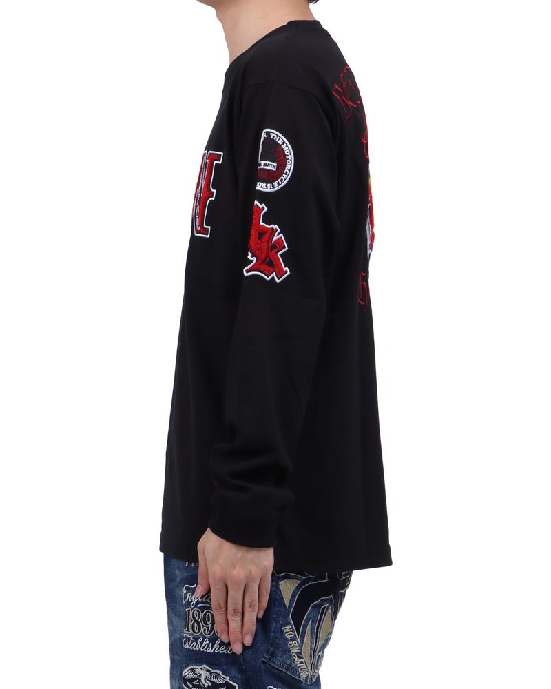 ブラック：173cm63kg(Lサイズ着用)