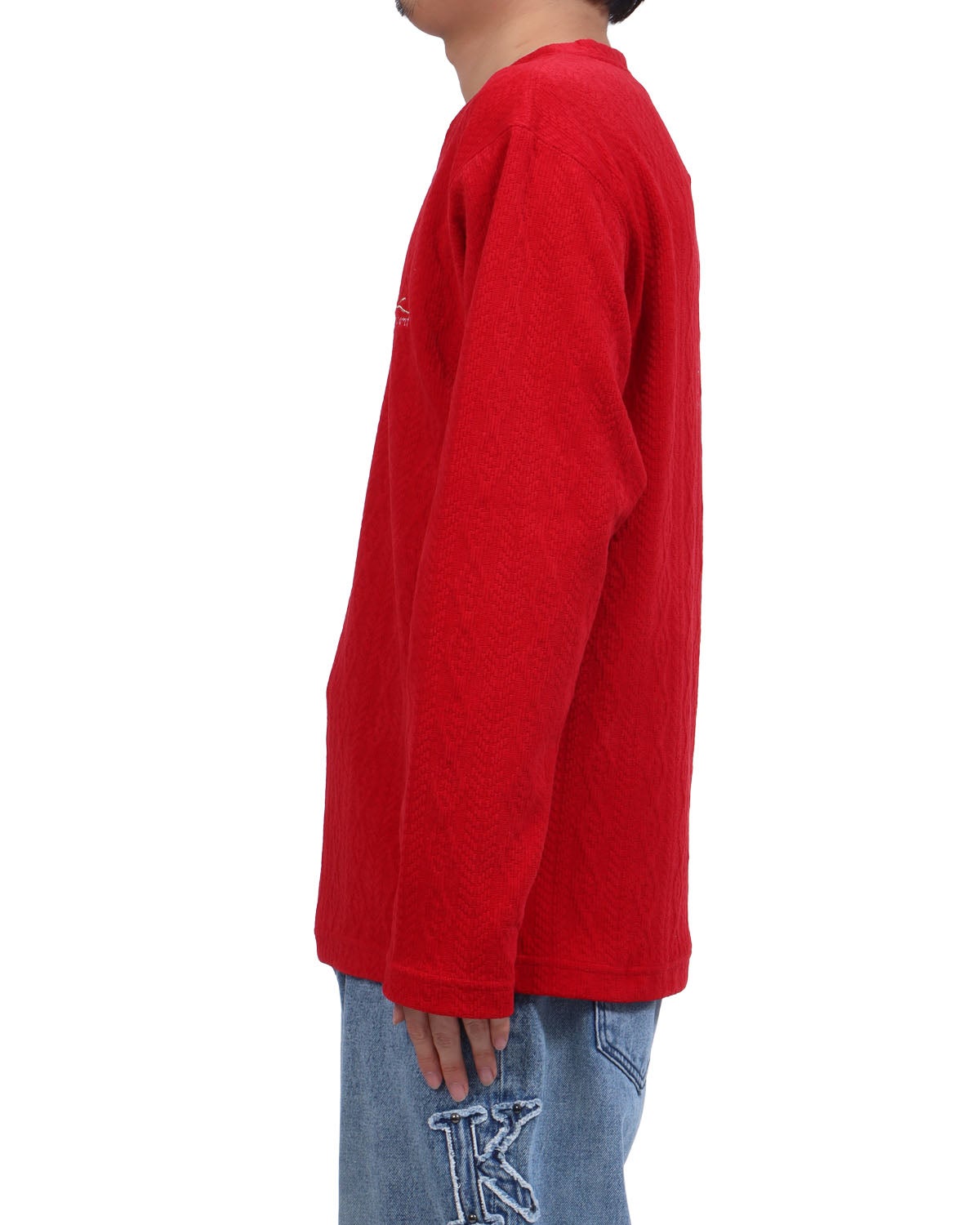レッド：173cm63kg(Lサイズ着用)