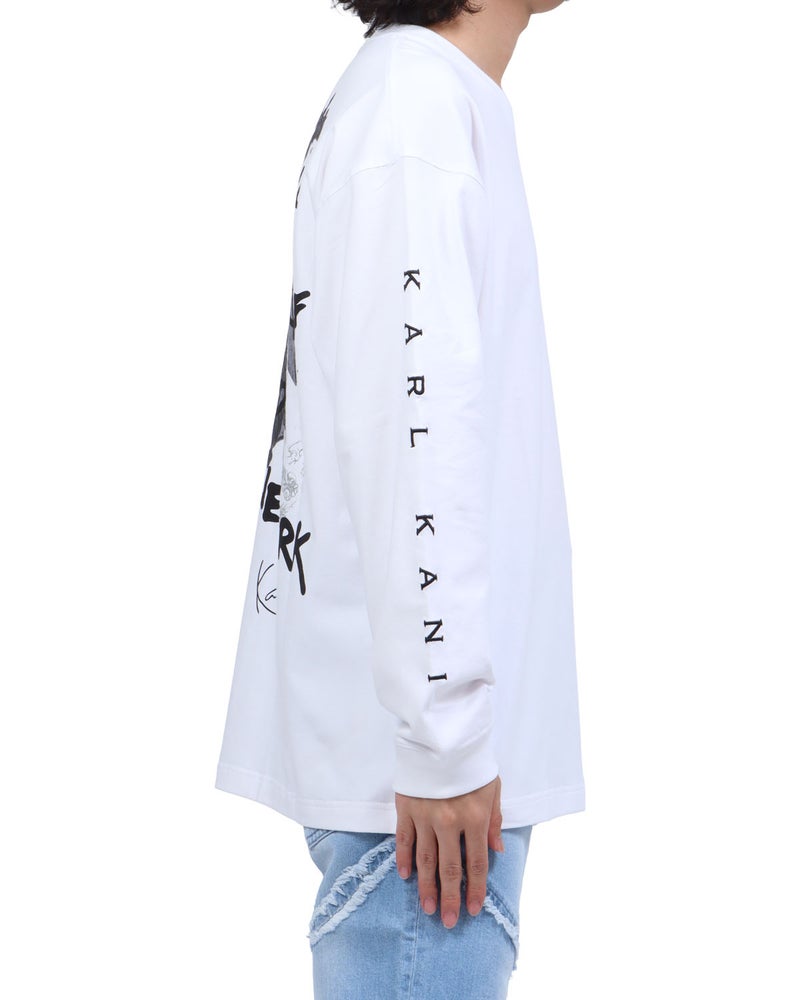 ホワイト：173cm63kg(Lサイズ着用)