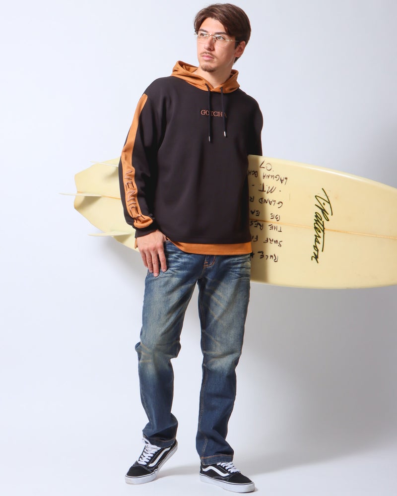 ブラック：180cm/70kg(Lサイズ着用)