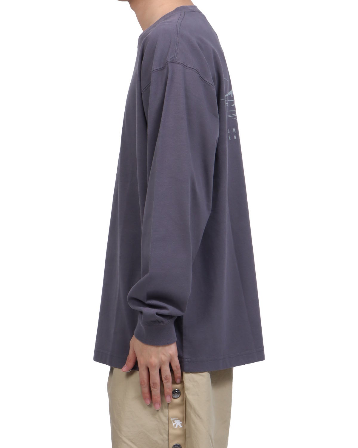チャコール：173cm63kg(Lサイズ着用)