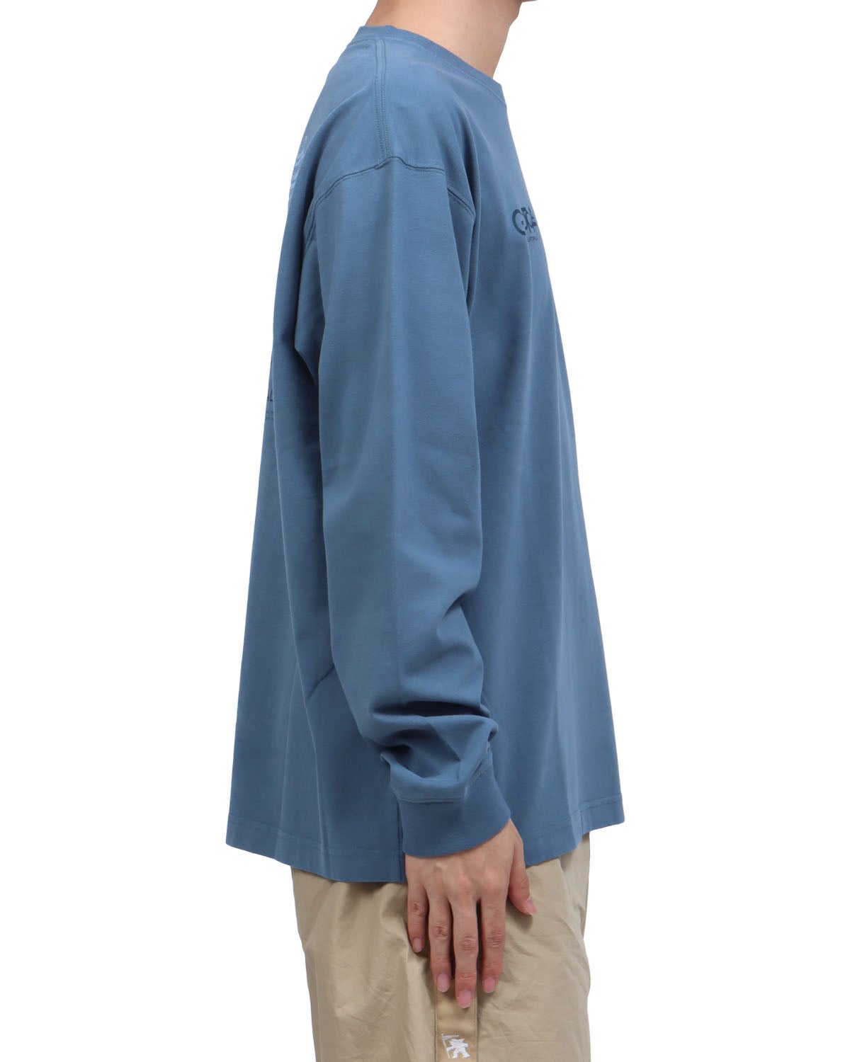 ネービー：173cm63kg(Lサイズ着用)
