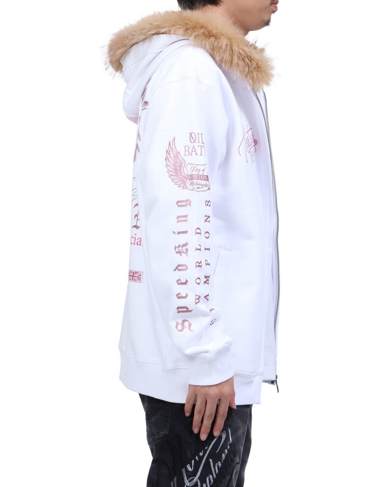 ホワイト：173cm63kg(Lサイズ着用)
