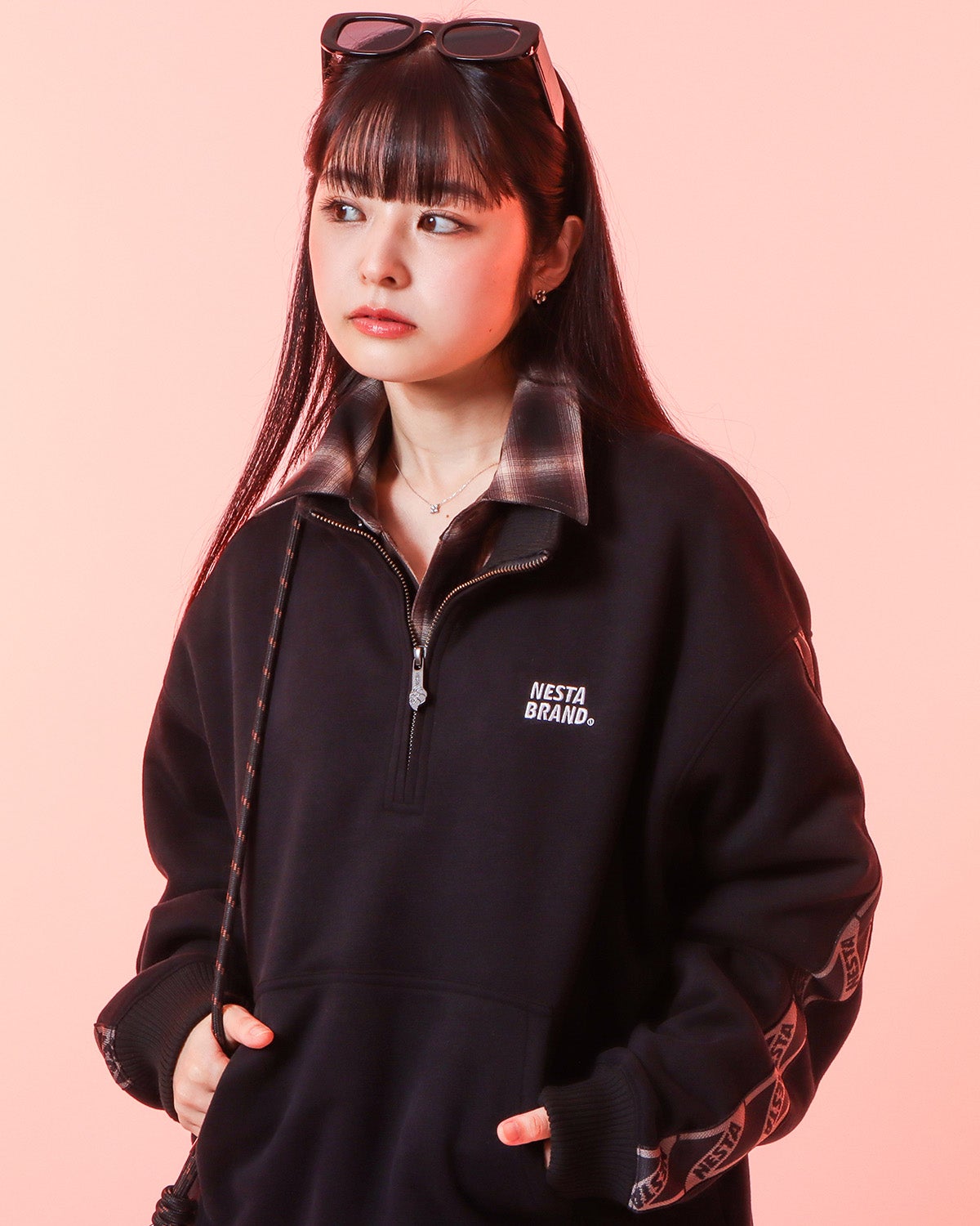 ブラック：160cm(Mサイズ着用)
