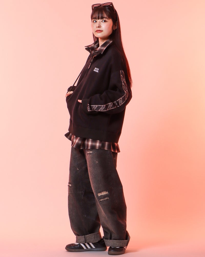 ブラック：160cm(Mサイズ着用)