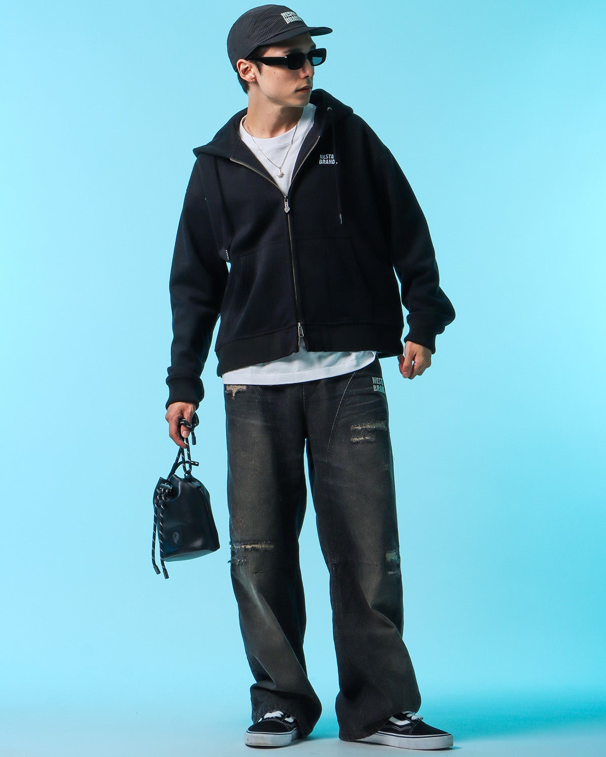 ブラック：175cm(Mサイズ着用)