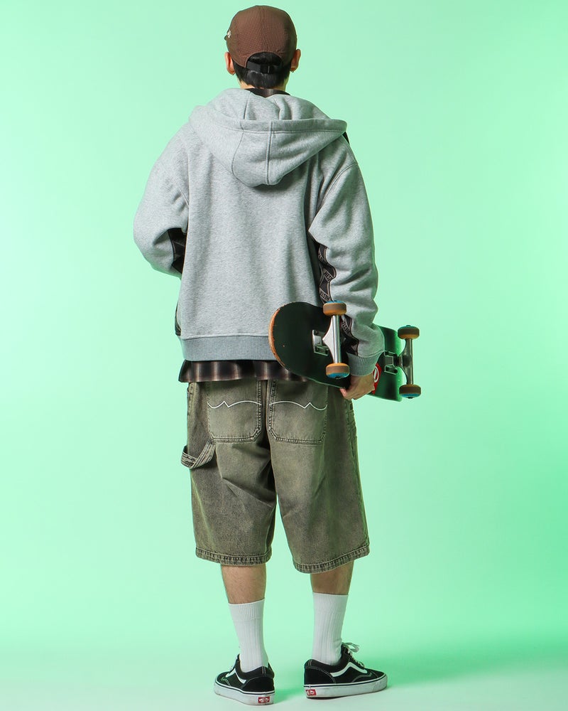 杢グレー：175cm(Mサイズ着用)