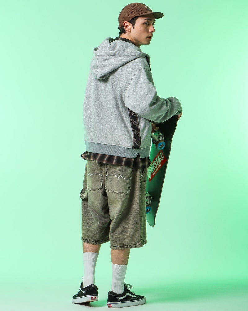 杢グレー：175cm(Mサイズ着用)