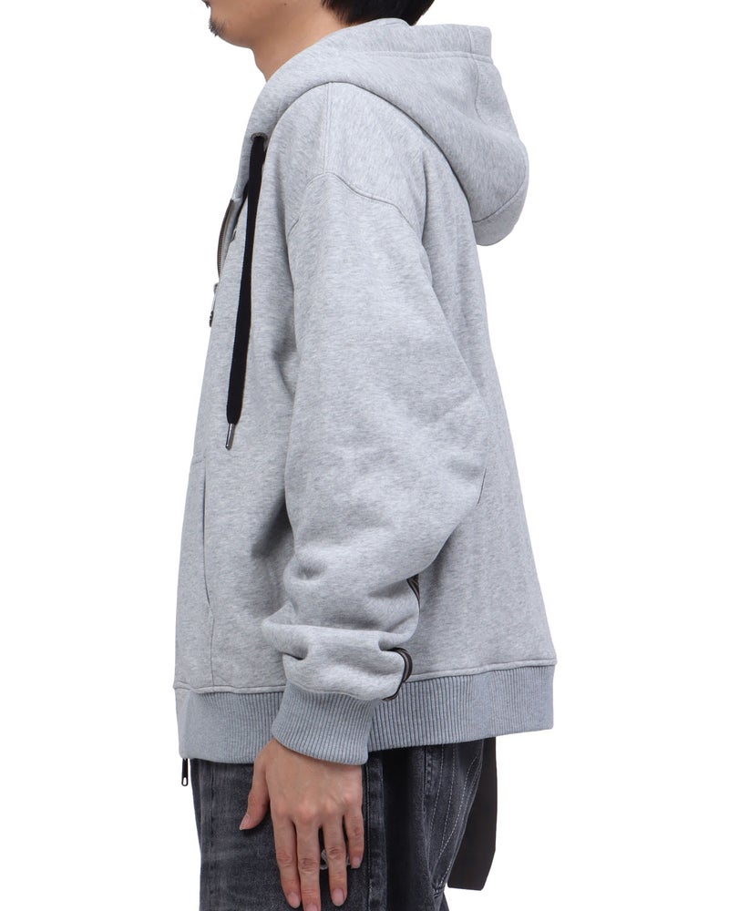 杢グレー：173cm63kg(Lサイズ着用)
